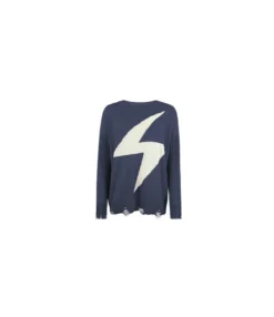 Casual Loose Ripped Lightning Print Knitted Tops Long Sleeve Round Neck Wholesale Sweater SSWN561061 -Women Clothing Sales Store 00b7cbd8 900c 4389 8658 4719512d18bf 550a226ee2d87dd071fef9453c4dcbbb