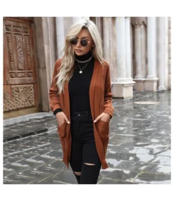 Casual Long Sleeve Solid Color Loose Knitted Sweater Wholesale Cardigan SOUN562660 -Women Clothing Sales Store 00d470c4 e0fc 4ef7 85bc 2d78f129d139 622fb38c55ccae0d679f08a54e26d66c