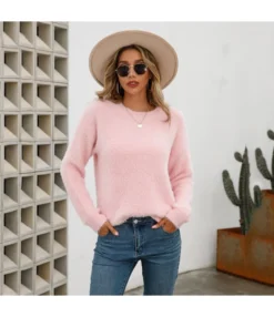 Fashion Casual Plush Pullover Long Sleeve Loose Crew Neck Solid Color Wholesale Sweater SSWN560974 -Women Clothing Sales Store 05266694 e5b0 4dd2 aecb eea97d39a01c dc80fcd597217b9372aac8f45f5d9b7d