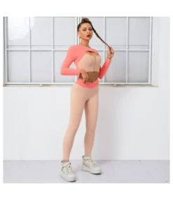 Colorblock Short Tops & Leggings Athletic Suits 2pcs Sets Activewears Wholesale Workout Clothes SON534888 -Women Clothing Sales Store 057b910a 69e9 4aed 93b9 70a32aa9cea0 507bd1d686ac8b7f60950b3e44ddb111