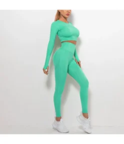 Sports Tops & Leggings Running Fitness Seamless Yoga Suits Wholesale Activewear Sets SON538354