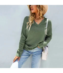 Fashion V Neck Lapel Loose Long Sleeve Solid Color Wholesale Sweaters STN562267 -Women Clothing Sales Store 08a3f8eb 783d 4693 9240 f003c865fdb0 c2425cdb6b2273b2c217c3b0f254a56c