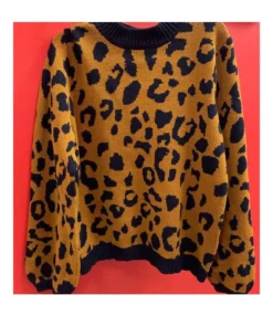 Fashion Leopard Print Knit Top Crew Neck Long Sleeve Slim Stretch Wholesale Sweaters SSWN560059 -Women Clothing Sales Store 09bed270 d400 4795 9f5b 20d251ac6e65 3f0be38493405d27f37f664125ba3e5b