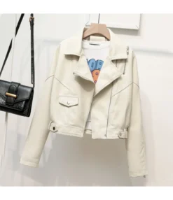 Motorcycle PU Leather Lapel Loose Short Wholesale Coats And Jackets SOU202643 -Women Clothing Sales Store 0ae69bfe 1f43 42f9 9e5c caab1db53d0a 498D191CC223AE8B5A2542ED25BE966D
