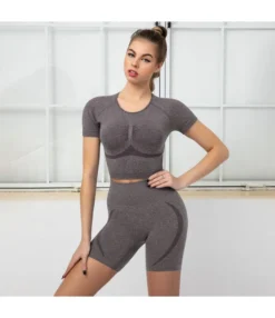 Women T Shirts & Shorts Workout Seamless Yoga Suits Wholesale Activewear Sets SON534396 -Women Clothing Sales Store 0aefa203 3a5a 4076 b66f 05622d1a12e6 1b38883738e407fbc445a194363e30a2