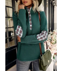 Fashion Casual POLO Neck Long Sleeve Splicing Sweatershirt Wholesale Women Clothing STN562366 16 Fashion Casual POLO Neck Long Sleeve Splicing Sweatershirt Wholesale Women Clothing STN562366 -Women Clothing Sales Store 0ee2e8af 8adc 4cbf 896d b40945a5d3da 64872266528a5bbe1990ea056a2cb4ce