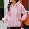 Wholesale Sweatshirts Long Sleeve Zipper Hooded With Pockets ST181504