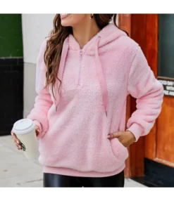 Wholesale Sweatshirts Long Sleeve Zipper Hooded With Pockets ST181504