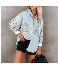 Leopard Print Denim Shirts With Pocket Long Sleeve Lapel Women'S Top Casual Wholesale Blouse ST531160 11 Leopard Print Denim Shirts With Pocket Long Sleeve Lapel Women'S Top Casual Wholesale Blouse ST531160 -Women Clothing Sales Store 147d6600 1a0d 4735 9d36 43e4b49e0a08 6593B15A385FEB49E95AB7FE2A52B11B