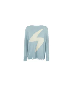 Casual Loose Ripped Lightning Print Knitted Tops Long Sleeve Round Neck Wholesale Sweater SSWN561061 -Women Clothing Sales Store 159df840 e92f 4244 b499 b63924ab1c89 50980a65bdebcb431f1cc943fc9f59d4