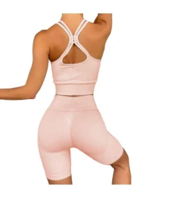Seamless Sports Yoga Wholesale Activewears Workout Clothes Vest Shorts Sets SO230171 -Women Clothing Sales Store 16603e21 2701 4b00 a127 e3a60490d9ae 72F47B026817398DD0C557E106B6A934