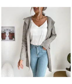 Hooded Knitted Sweater Cardigan Women Wholesale Jacket SW160334 -Women Clothing Sales Store 17f973f0 d5b1 41af af61 4d547304a0ea 0CF079A912A82EA631CEB23BBB5A7808