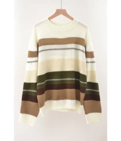 Fashion Casual Striped Knitted Tops Loose Round Neck Long Sleeve Women Wholesale Sweaters SSWN560990 16 Fashion Casual Striped Knitted Tops Loose Round Neck Long Sleeve Women Wholesale Sweaters SSWN560990 -Women Clothing Sales Store 1b2c2ba5 dc41 43dd adee 5c0a441546cb f22751b24f6aa47a7e73241f2f55875e
