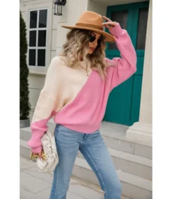 Fashion Patchwork Pullover Bat Sleeve Loose Crew Neck Wholesale Sweater SSWN560968 13 Fashion Patchwork Pullover Bat Sleeve Loose Crew Neck Wholesale Sweater SSWN560968 -Women Clothing Sales Store 1b51e081 becc 4008 9b44 4c138b5d5855 f049373bdd3b87b9f3a5aacdd1531970