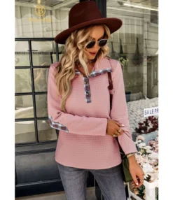 Fashion Casual POLO Neck Long Sleeve Splicing Sweatershirt Wholesale Women Clothing STN562366 12 Fashion Casual POLO Neck Long Sleeve Splicing Sweatershirt Wholesale Women Clothing STN562366 -Women Clothing Sales Store 1c9c720f b515 425a 83a6 9b874f97d3b0 3b011896b54ada55c95987da72277972