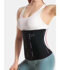 Black Sports Fitness Waist Corset Belt