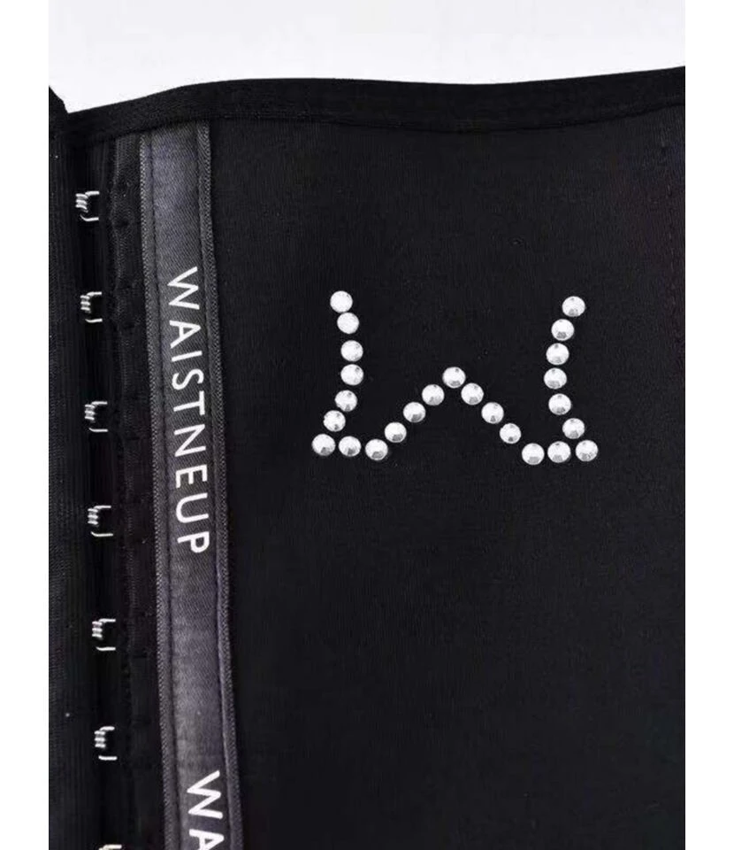 Black Sports Fitness Waist Corset Belt 3 Black Sports Fitness Waist Corset Belt - Image 3