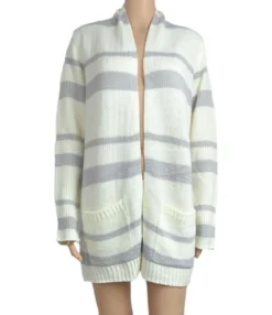 Rainbow Striped Colorblock Women Knit Cardigan -Women Clothing Sales Store 200808860 1