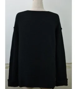 V-collar Seam Ribbed Knitting Sweater -Women Clothing Sales Store 200903564 9