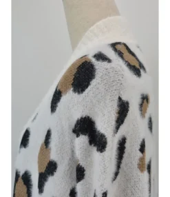 Leopard Hit Color Knit Cardigan 19 Leopard Hit Color Knit Cardigan -Women Clothing Sales Store 200922136 8