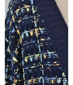 Houndstooth Pocket Knit Cardigan -Women Clothing Sales Store 200922172 6