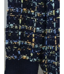 Houndstooth Pocket Knit Cardigan -Women Clothing Sales Store 200922172 7