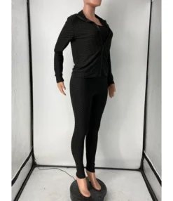 3 Pieces Solid Color Tank Top & Pants & Zipper Jacket Sports Tracksuit 11 3 Pieces Solid Color Tank Top & Pants & Zipper Jacket Sports Tracksuit -Women Clothing Sales Store 200923758 6