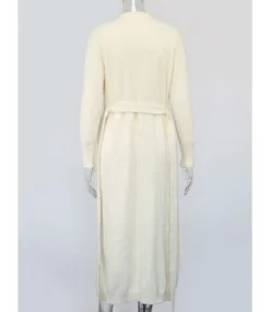 Plush Bathrobe Kimono With Belt -Women Clothing Sales Store 200925330 2