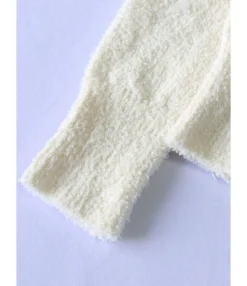 Plush Bathrobe Kimono With Belt -Women Clothing Sales Store 200925330 5