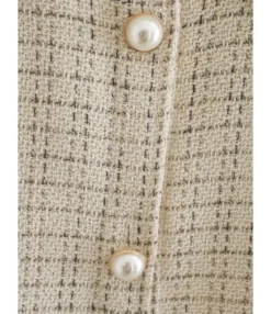 Flap Pocket Pearl Button Plaid Shirt Coat -Women Clothing Sales Store 201006741 7