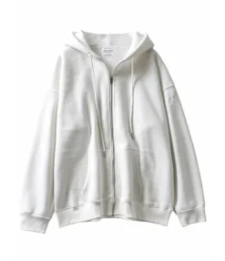 Pure Color Zipper Hooded Sweatshirt 24 Pure Color Zipper Hooded Sweatshirt -Women Clothing Sales Store 201016194 9