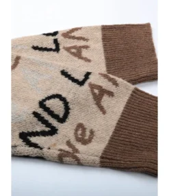 Letter Jacquard Knitting Sweater Cardigan -Women Clothing Sales Store 201120167 7