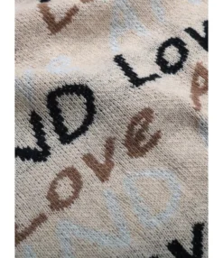 Letter Jacquard Knitting Sweater Cardigan -Women Clothing Sales Store 201120167 9