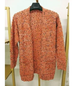 Colorful Dots Jacquard Knitted Cardigan -Women Clothing Sales Store 210111966 8