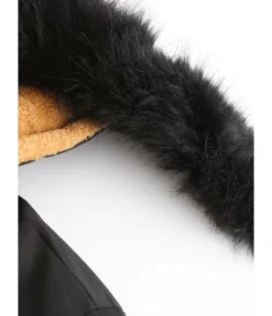 Sherpa Lining Hooded Parka Coat -Women Clothing Sales Store 210115215 8