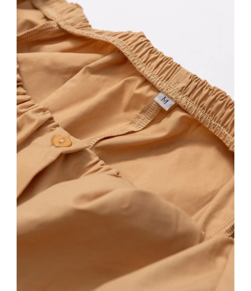 Puff Sleeve Off Shoulder Pleated Blouse 13 Puff Sleeve Off Shoulder Pleated Blouse - Image 13