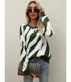 Lebra Pattern Jersey Blouse Sweater 210710426