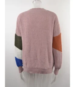 Casual V-Neck Color Block Long Sleeve Cable Knit Cardigan Sweater 210721664 13 Casual V-Neck Color Block Long Sleeve Cable Knit Cardigan Sweater 210721664 -Women Clothing Sales Store 210721664 7