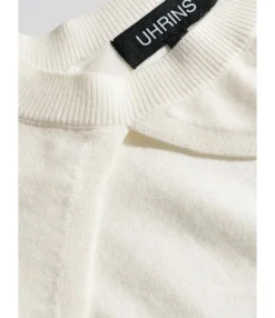 Hollow Raglan Sleeve Asymmetrical Knitted Sweater 210721734 -Women Clothing Sales Store 210721734 7