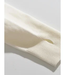 Hollow Raglan Sleeve Asymmetrical Knitted Sweater 210721734 -Women Clothing Sales Store 210721734 8