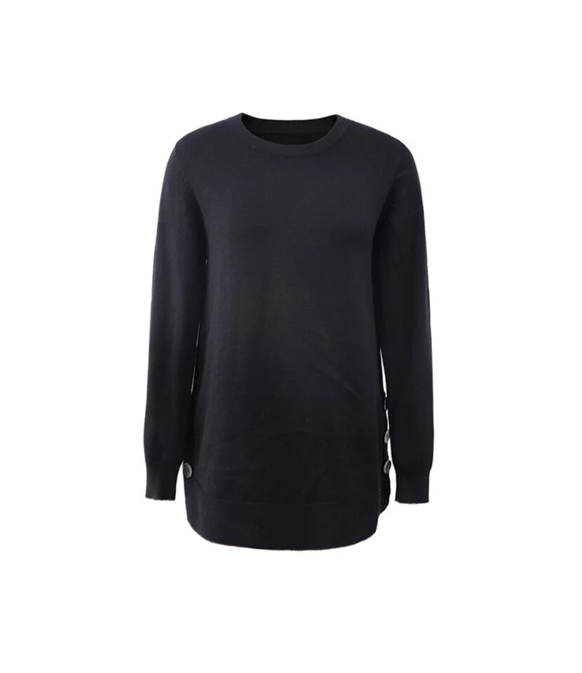 New Arrival Sides Split Button Down Knitwear Blouse Sweater 210729011 7 New Arrival Sides Split Button Down Knitwear Blouse Sweater 210729011 - Image 7