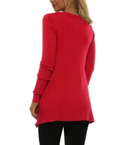 New Arrival Sides Split Button Down Knitwear Blouse Sweater 210729011 13 New Arrival Sides Split Button Down Knitwear Blouse Sweater 210729011 -Women Clothing Sales Store 210729011 5