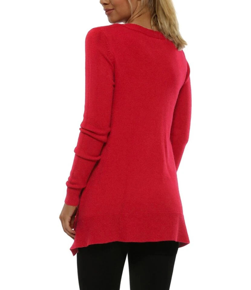 New Arrival Sides Split Button Down Knitwear Blouse Sweater 210729011 3 New Arrival Sides Split Button Down Knitwear Blouse Sweater 210729011 - Image 3