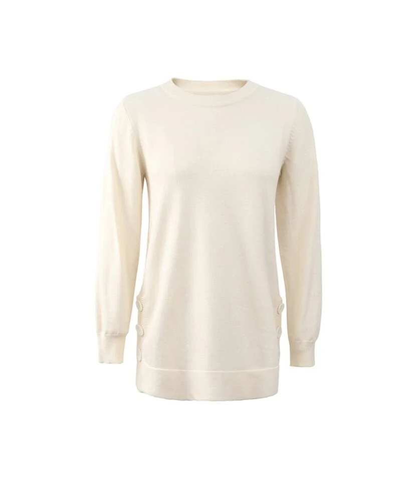 New Arrival Sides Split Button Down Knitwear Blouse Sweater 210729011 11 New Arrival Sides Split Button Down Knitwear Blouse Sweater 210729011 - Image 11