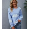 New Autumn Crew Neck Pattern Pullover Sweater 210804858