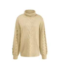 Best Seller Warm Casual Turtle Neck Sweater 210811784 -Women Clothing Sales Store 210811784 6