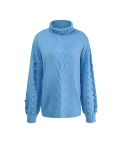 Best Seller Warm Casual Turtle Neck Sweater 210811784 -Women Clothing Sales Store 210811784 8