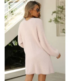 New Fall High Quality Marten Hair Soft Warm Cardigan Sweater 210816507 10 New Fall High Quality Marten Hair Soft Warm Cardigan Sweater 210816507 -Women Clothing Sales Store 210816507 3