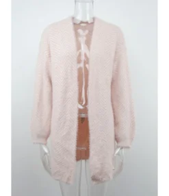 New Fall High Quality Marten Hair Soft Warm Cardigan Sweater 210816507 11 New Fall High Quality Marten Hair Soft Warm Cardigan Sweater 210816507 -Women Clothing Sales Store 210816507 7