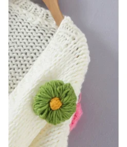 Thick Sweater Cardigan Floral Lantern Sleeve 210821826 12 Thick Sweater Cardigan Floral Lantern Sleeve 210821826 -Women Clothing Sales Store 210821826 4